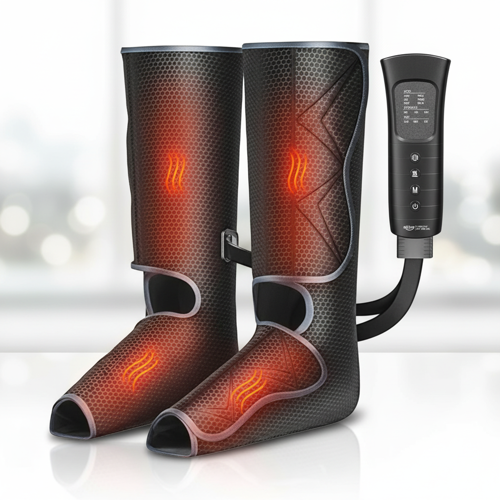 Revitalize Your Feet and Legs with the EaseStep Heated Compression Massager for Ultimate Pain Relief